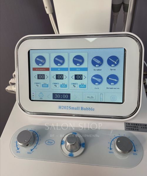Многофункциональный H2o2 new, гидропилинг, рф лифтинг, микротоки, криотерапия