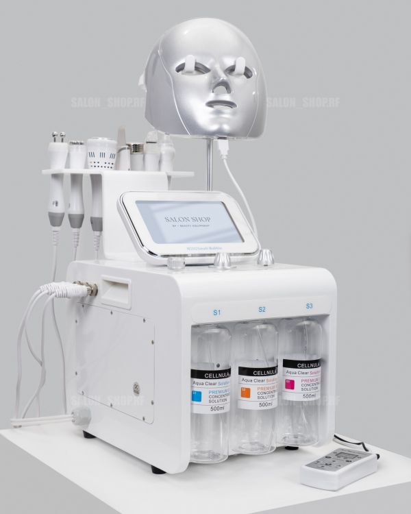 Многофункциональный H2o2 new, гидропилинг, рф лифтинг, микротоки, криотерапия